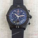 Copy Breitling Chronomat B01 Black Case RUBBER Strap Men Watch_th.jpg